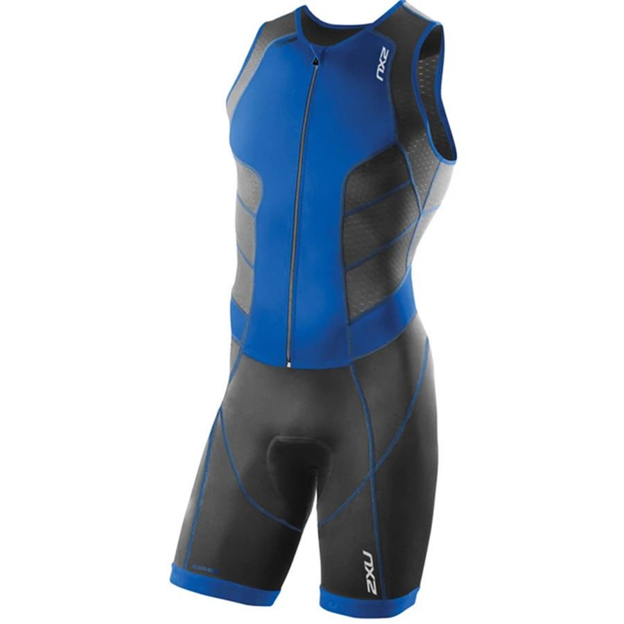 

Trisuit Triathlon Men Triathlon Clothes sleeveless Cycling Skinsuits Jumpsuit Kits Summer Triathlon Suit men Jumpsuit kits