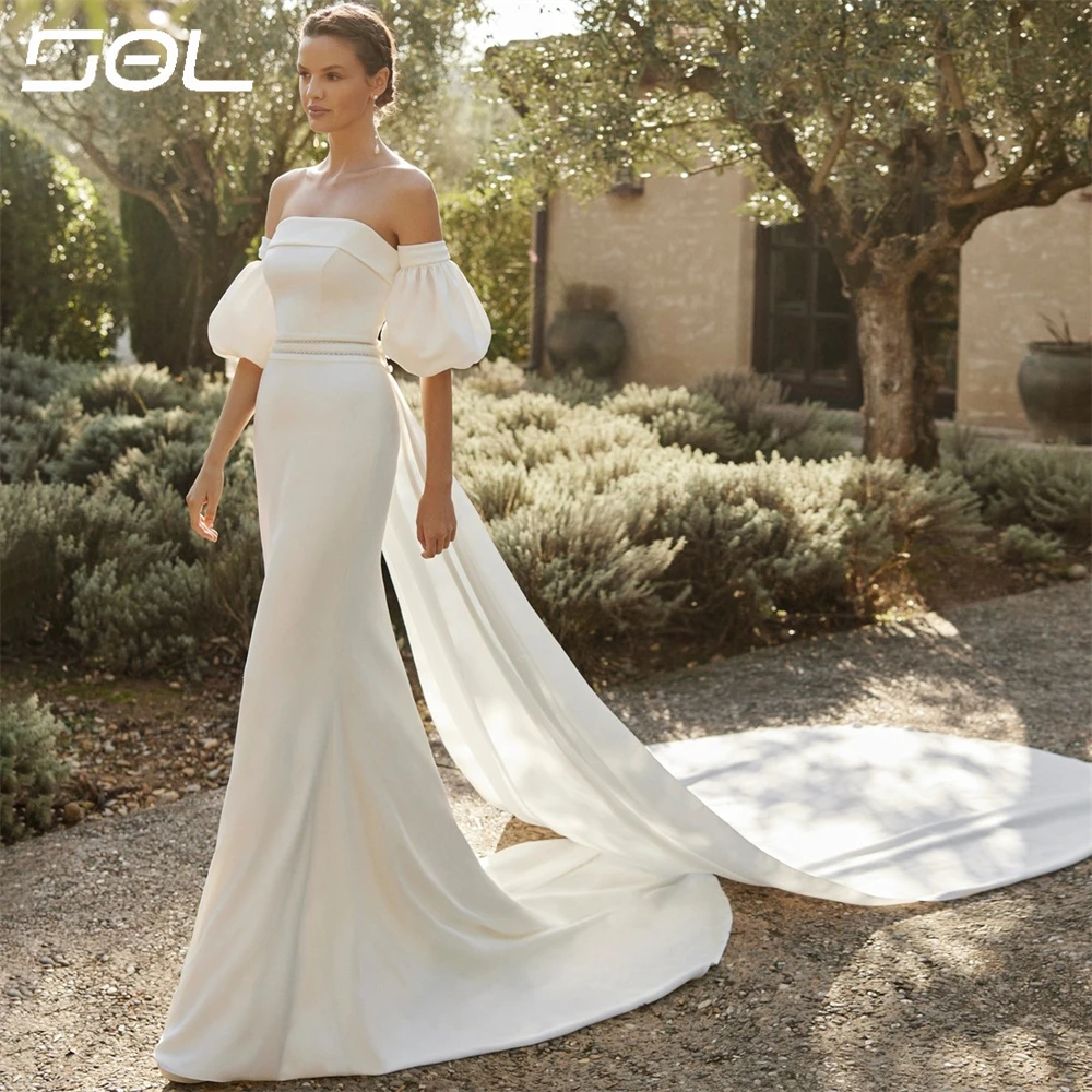 Женское атласное свадебное платье It's yiiya