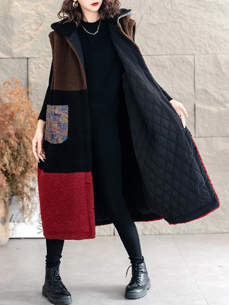 Женский жилет Max LuLu с меховой подкладкой