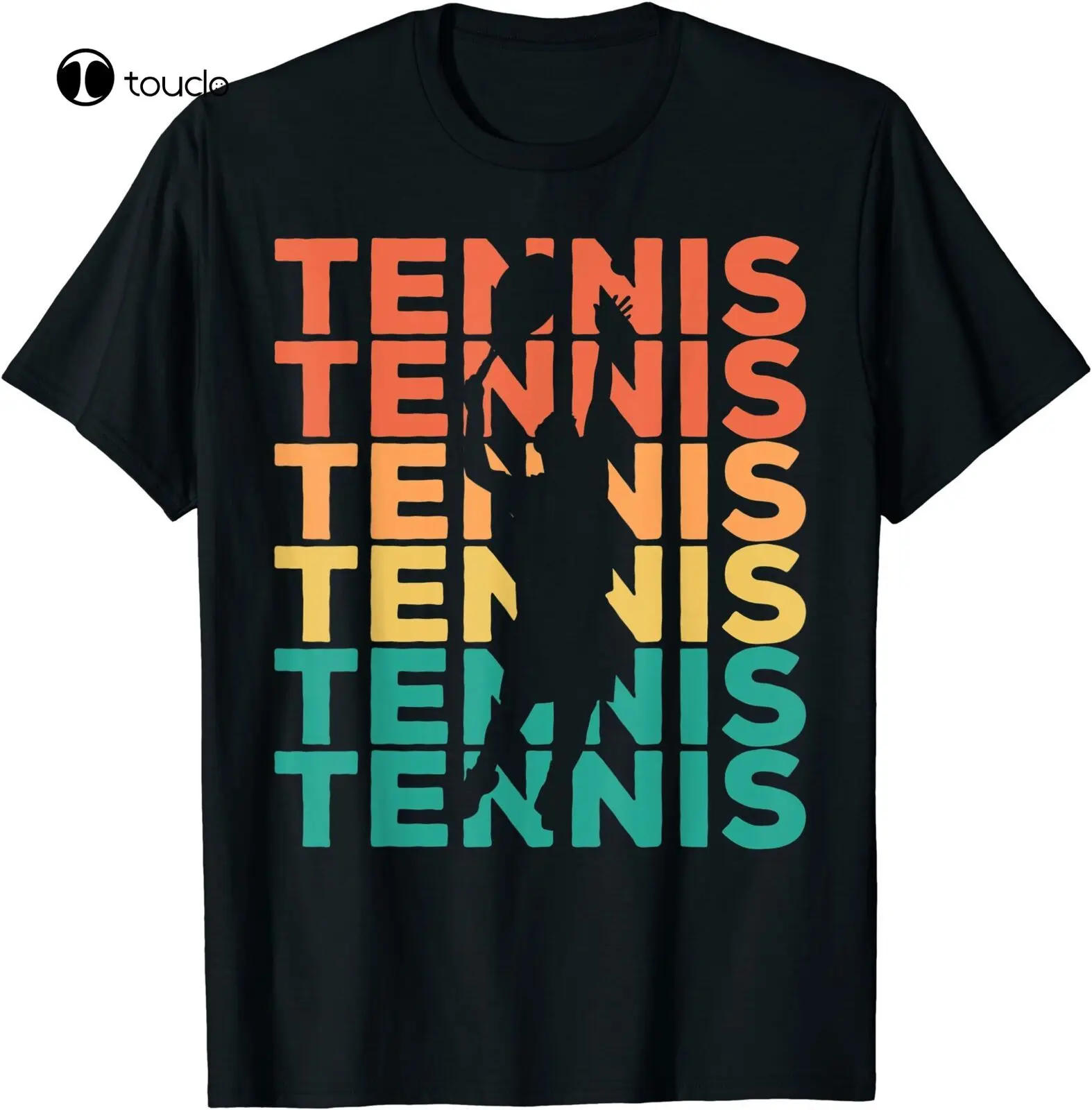 

Vintage Tennis Gift For Tennis Players T-Shirt Black S-5Xl Custom Aldult Teen Unisex Digital Printing Fashion Funny New Xs-5Xl