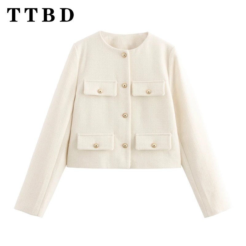 Женский костюм с длинным рукавом и круглым вырезом на осень/зиму