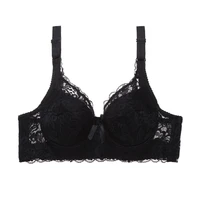 ladies black and red lace bra set sexy fashion lingerie beautiful back sexy lace underwear ladies thin tube top parallel milk