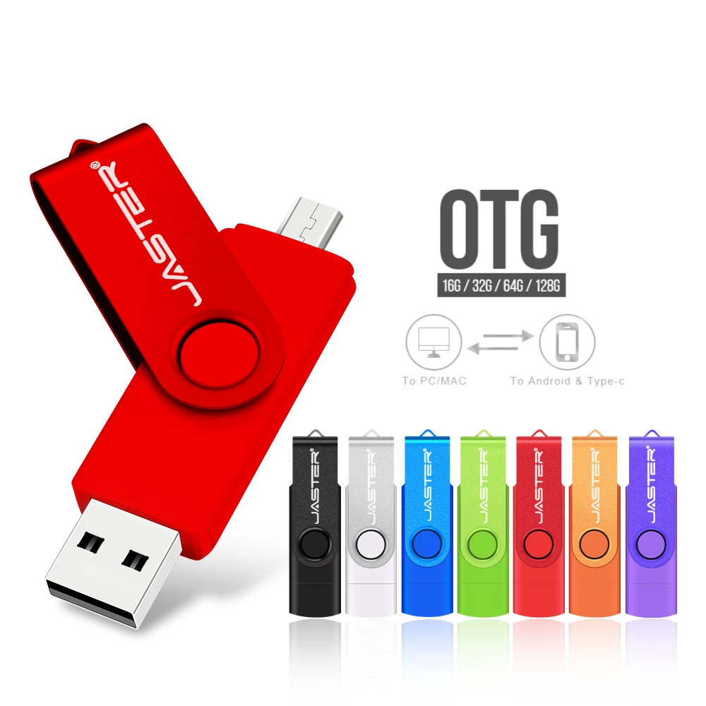 10 шт./лот бесплатного логотипа Многофункциональные USB-флешки 2.0 объемом 128 Гб пендрайв 64 Гб cle OTG высокоскоростной драйв Micro USB TYPE C подарок на.