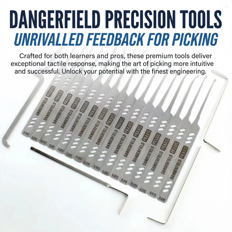 

Набор инструментов для слесаря и снятия замков (31 предмет)