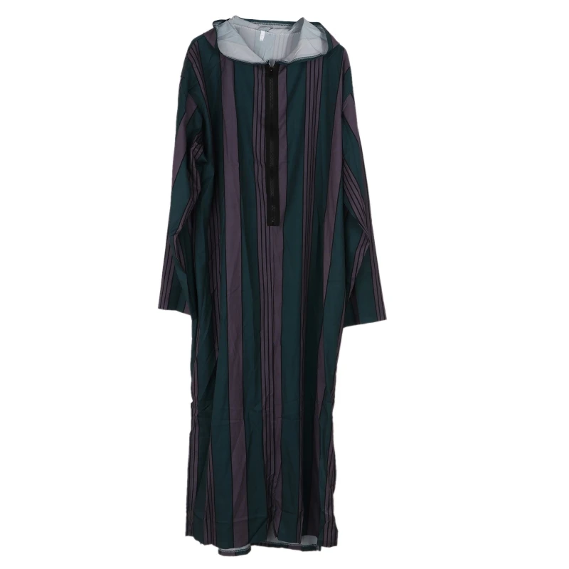 

Muslim Men Long Sleeve Thobe Middle East Saudi Arab Kaftan Islamic Abaya Dress