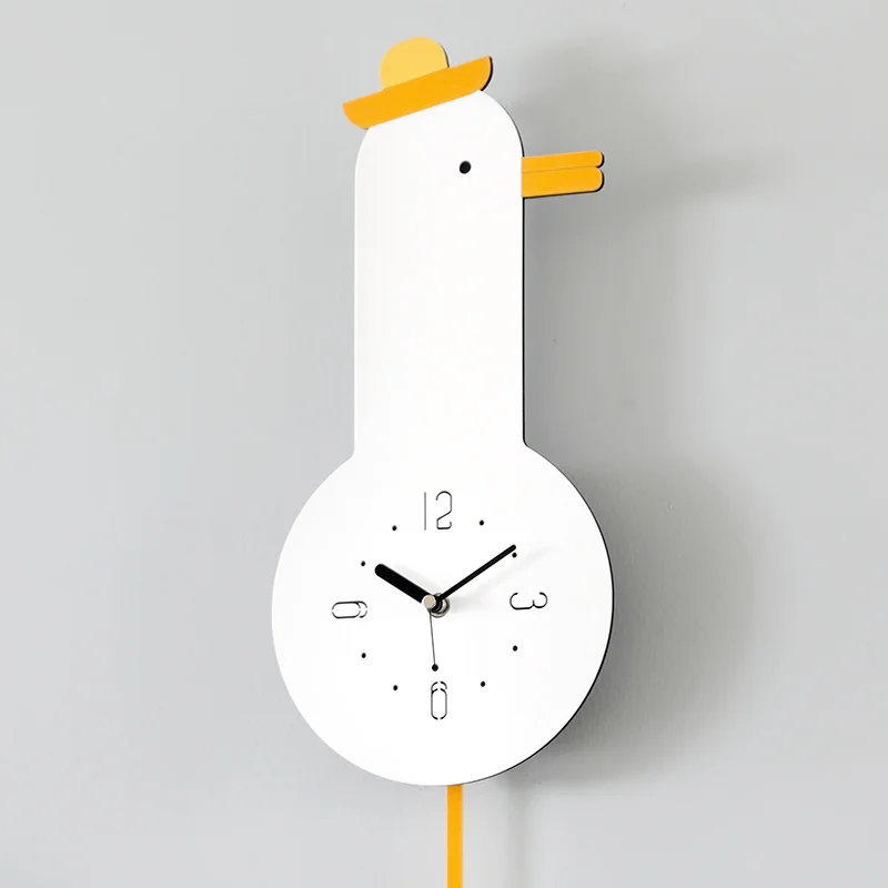 

watch Clock net red wall clock living room home fashion personality creative modern minimalist wall hanging free punch