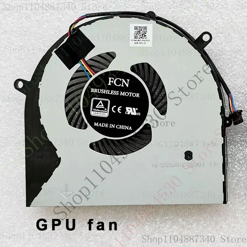 Фото QZC ноутбук CPU GPU вентилятор кулер радиатор для Asus ROG Strix gl503vm gl703vm fx63v fx63vm fz63vm fx63vm7300 fx63vm7700 №3