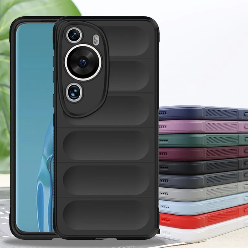 

For Huawei P60 Art Case Huawei P60 Art Pro Cover Shockproof Soft Silicon Original TPU Protective Phone Back Cover Huawei P60 Art