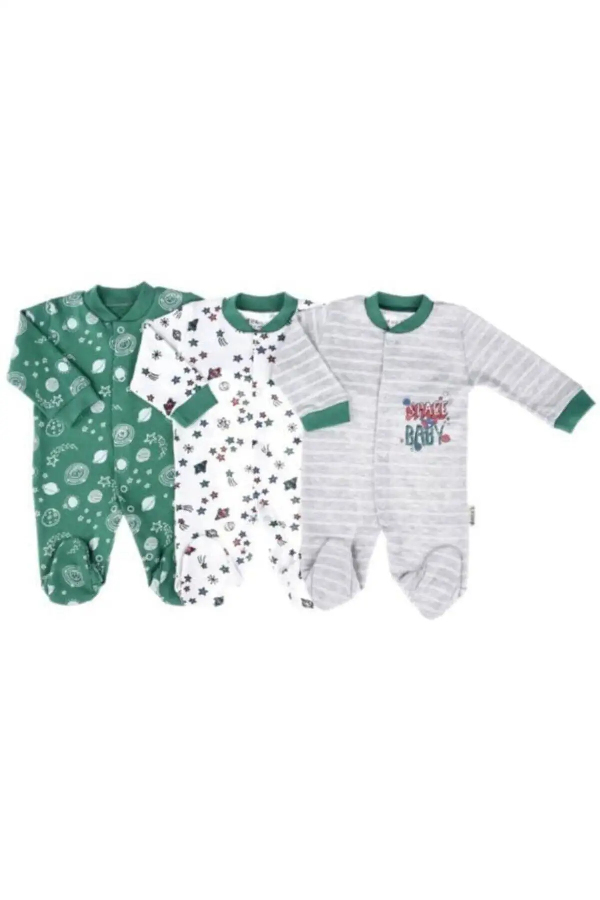 

Necix's Green PCs set Newborn Jumpsuit Set