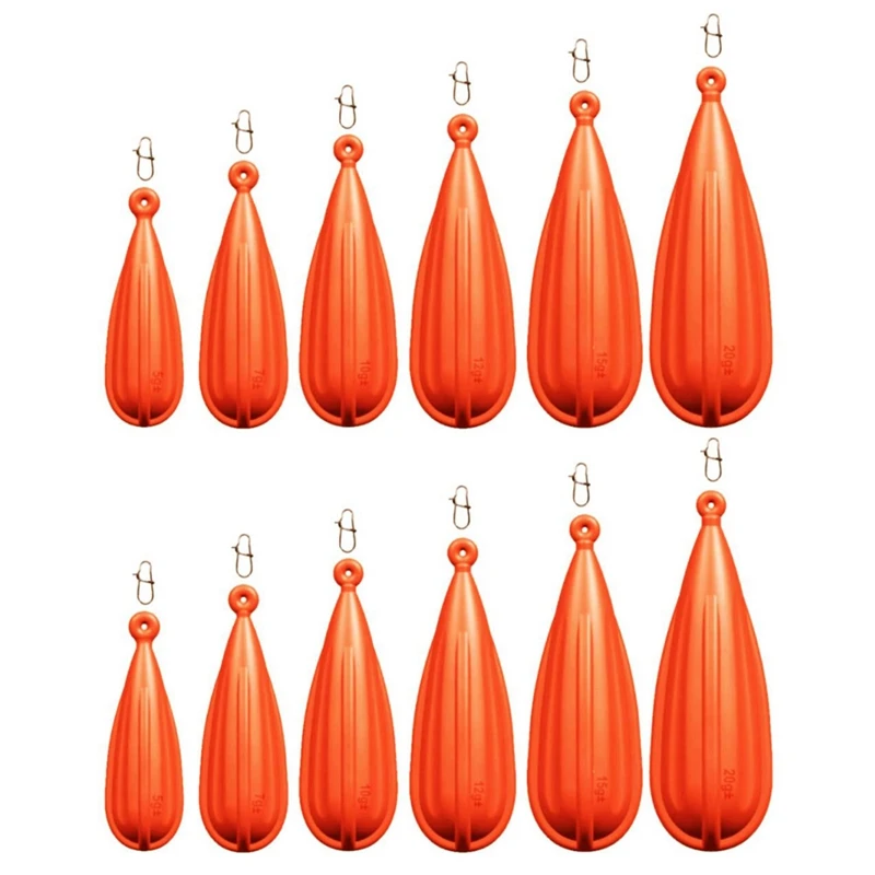 

12 шт., заглушки для рыбалки из ПВХ