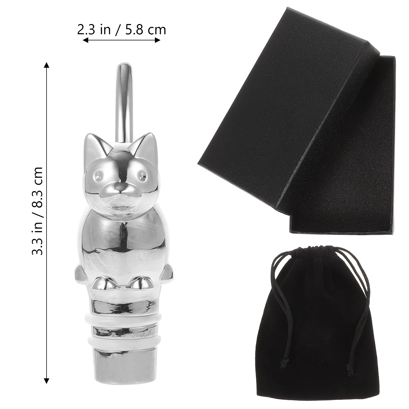 Пробка для бутылки с изображением кота сплав декоративная новинка барная посуда