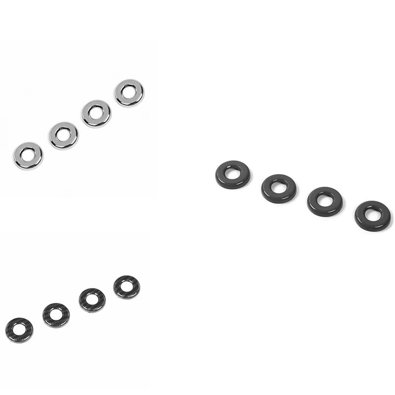 

Door Lift Lock Bolt Pin Trim Cover ABS Bezel Interior Accessories For Dodge RAM 1500 2010+