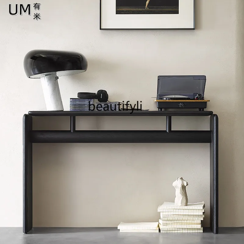 Входной стол Wabi Sansan из массива дерева новый китайский входной для гостиной