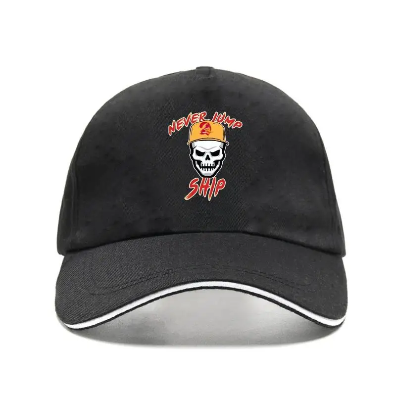 

Tampa Bay Bucs Never Jump Ship Oldskool Custom Artwork Men Bill Hats Full Front