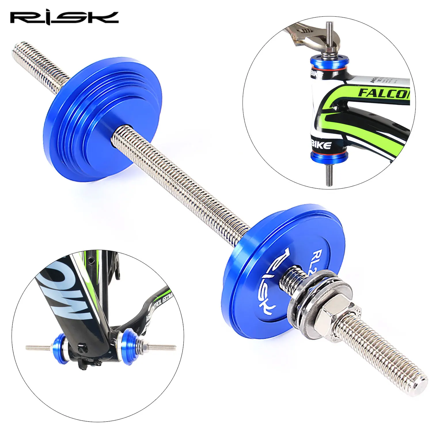 

1Set Bike Headset Installation Removal Tools RL235 Mountain Road Bicycle Bottom Bracket Cup Press Fit Press-in Tool