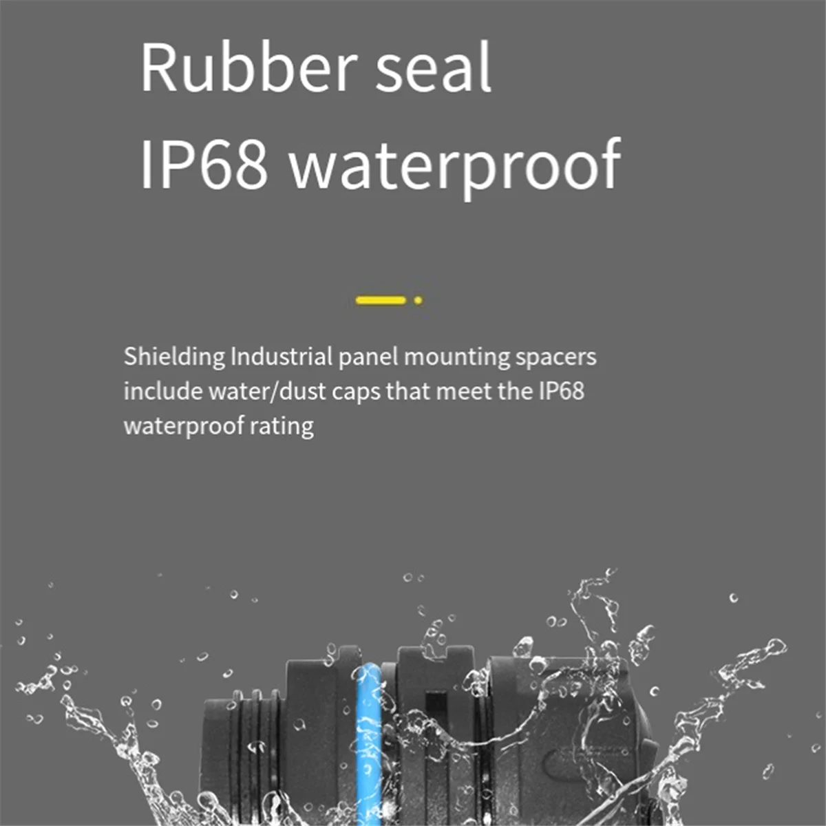 2 шт. соединитель для монтажа на панели RJ45 экранированный промышленный разъем