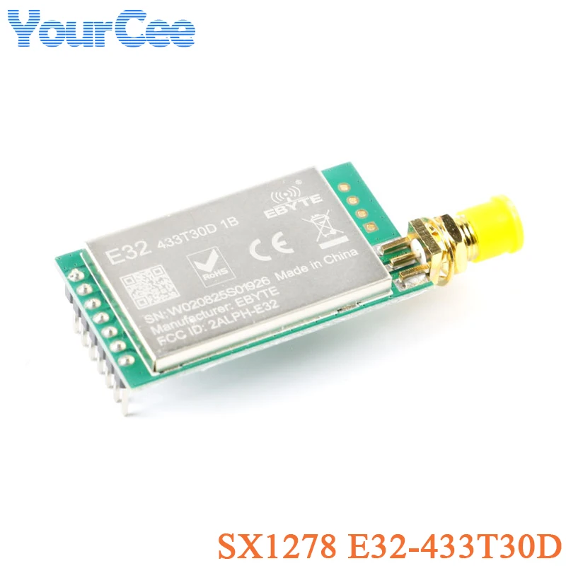 Фонарь SX1278 LoRa RF Wifi беспроводной модуль 433 МГц UART 100 мВт последовательный порт TX RX