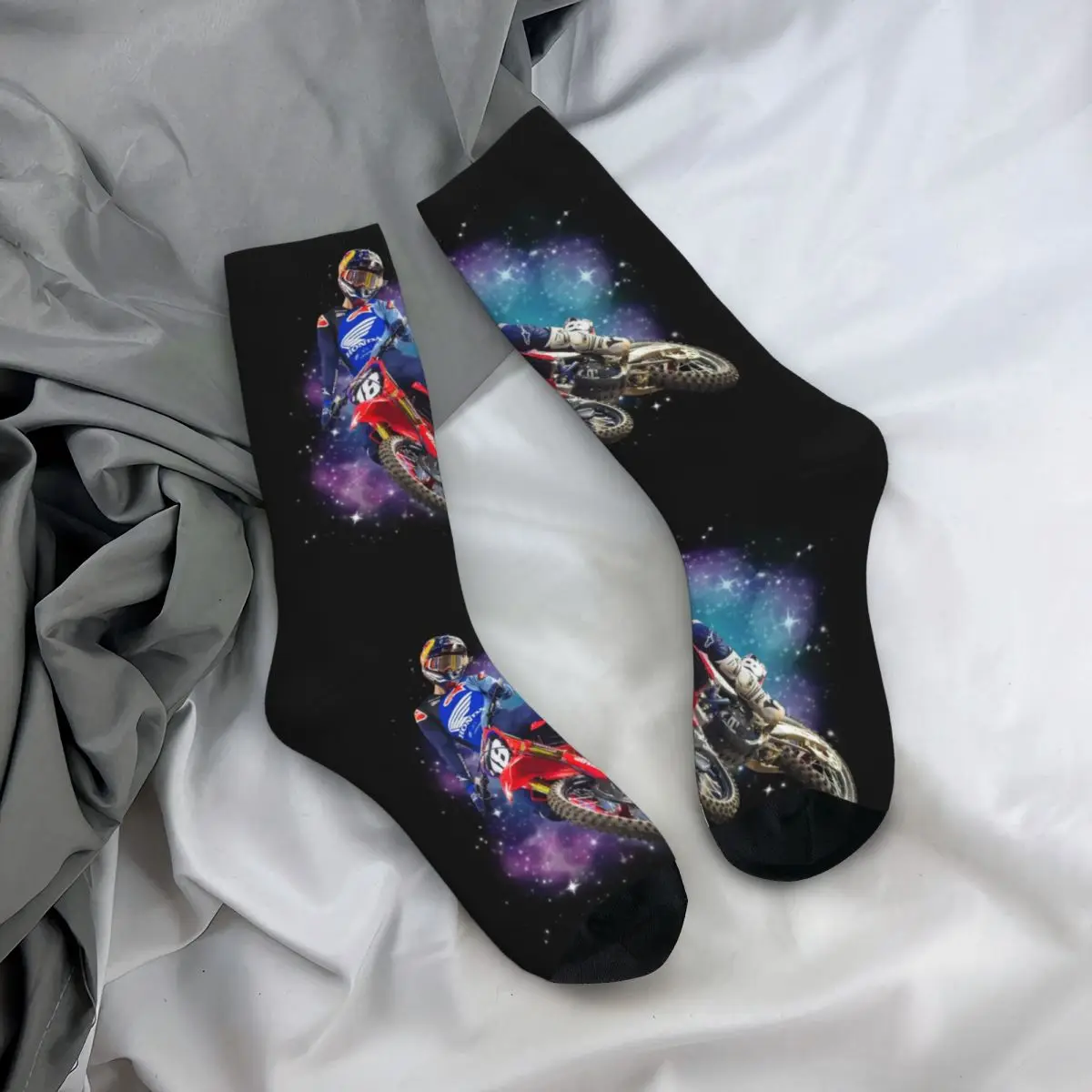 Носки-чемпионы Jett Лоуренс Мотокросс поглощающие пот чулки в стиле Харадзюку