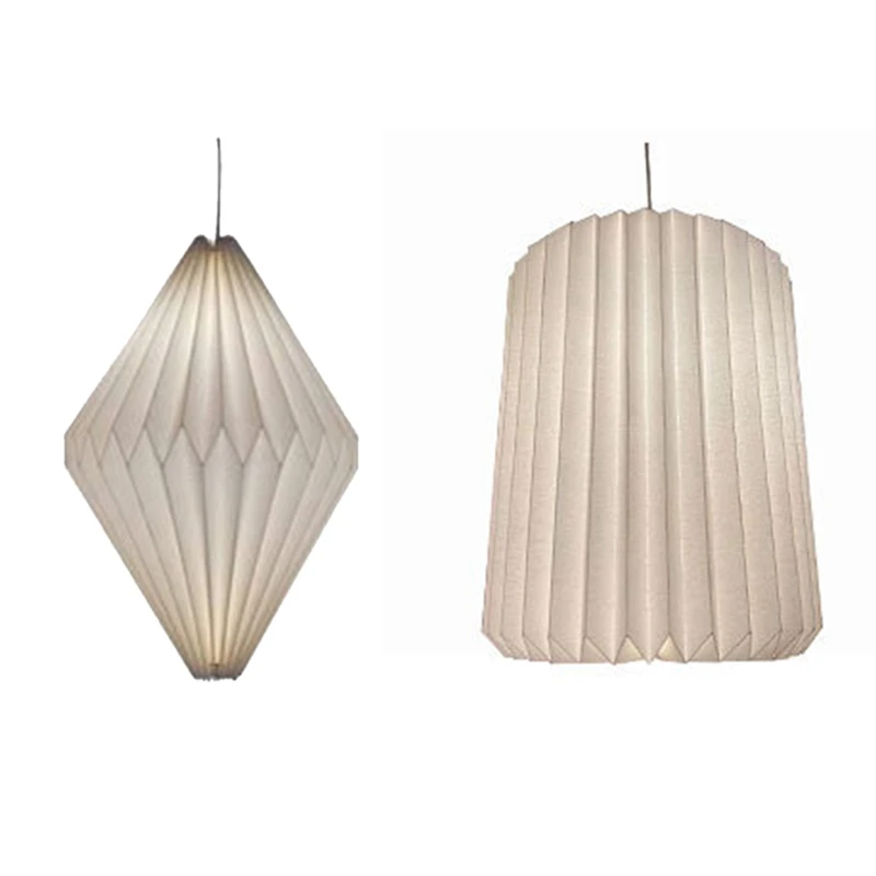

Nordic Modern Minimalist Creative Folding Origami Lantern Chandelier Lampshade Living Room Restaurant Bar Cafe Lantern