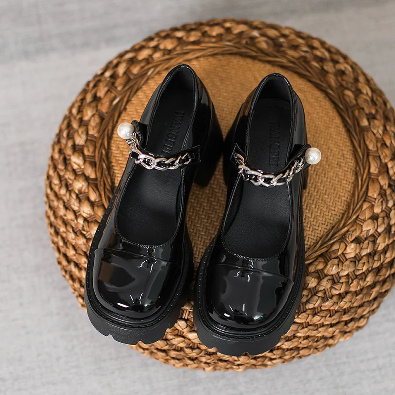 AIYUQI Lolita Shoes Women 2022 Summer New Color-matching Preppy Student Shoes Women Platform Mary Jane Shoes Women