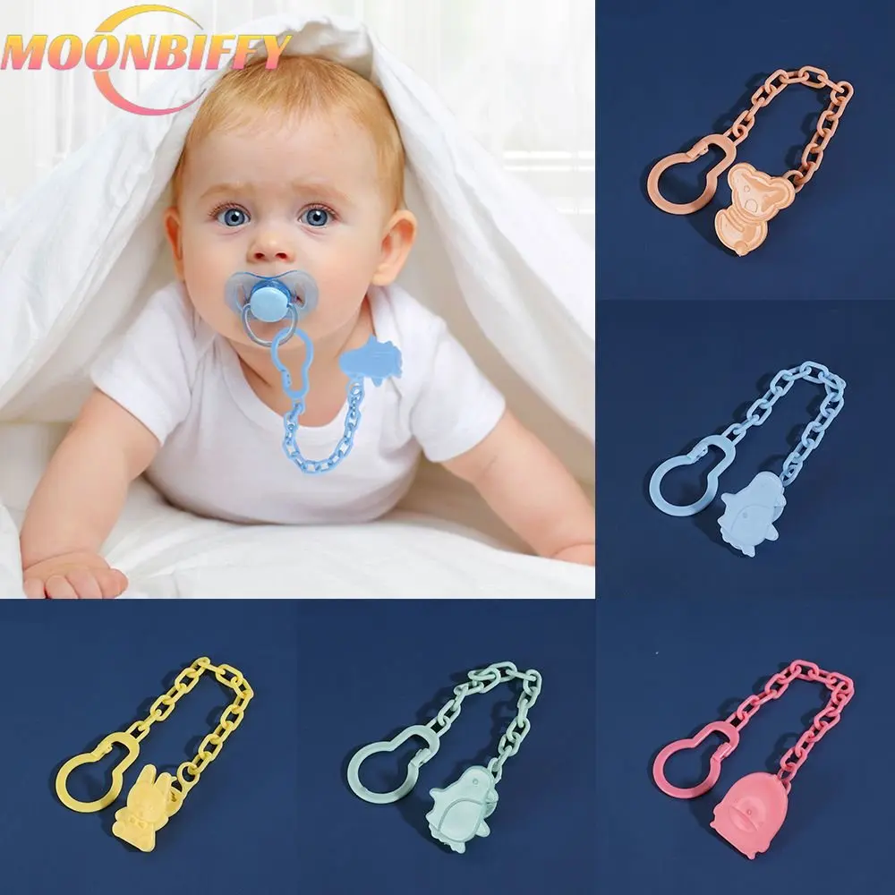 

Baby Care Pacifier Clip Anti Lost Chain High Quality Baby Dummy Chain Feeding Product Cartoon Animal Baby Pacifier Accessories