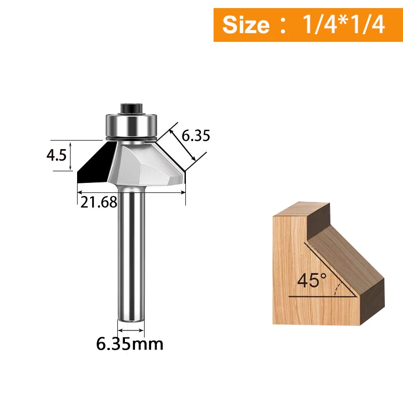 

Vsharp PCD 45-градусный конический фрезерный станок X016