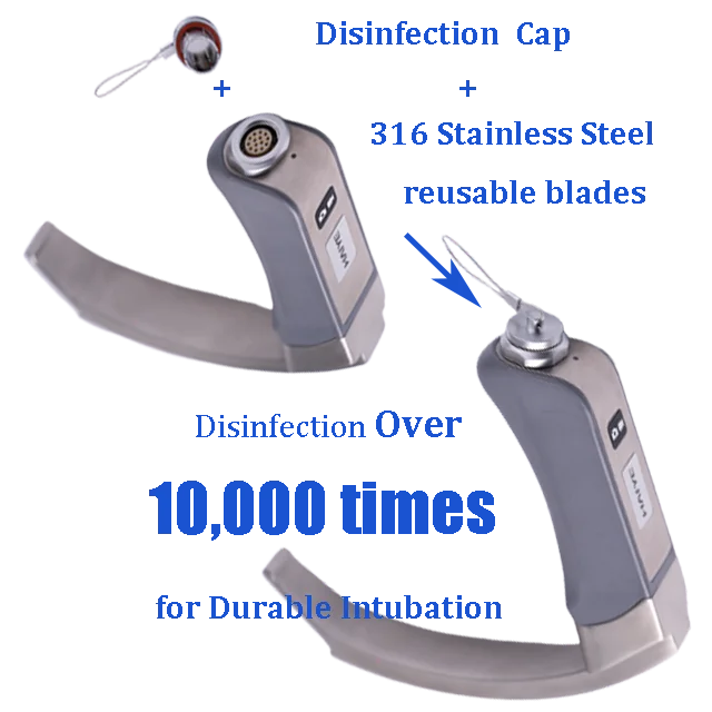 Портативный видеоларингоскоп с многоразовым ларингоскопом видео haiye Miller Macintosh