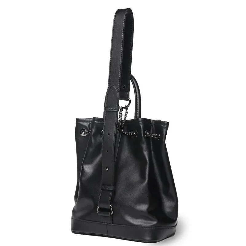 Женская сумка через плечо большой вместимости подмышки женская сумка-ведро из