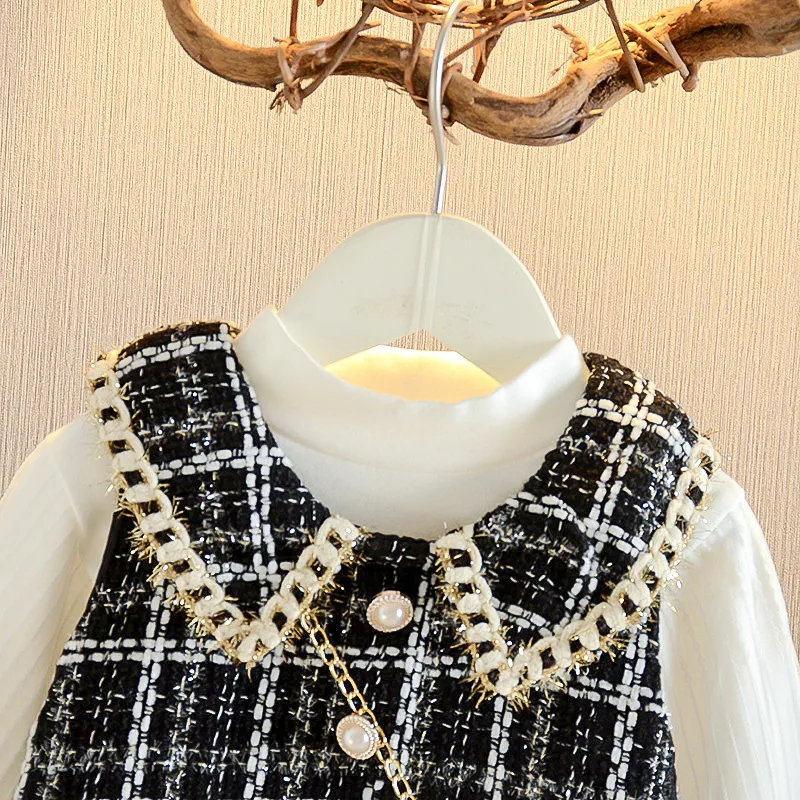 Осенние платья принцессы для девочек детские праздвечерние элегантные