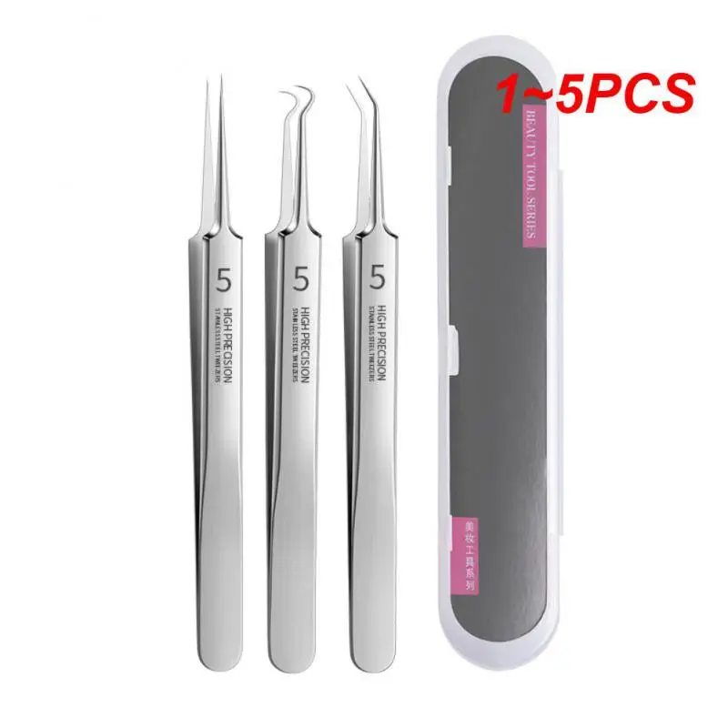 

1 ~ 5 шт. немецкий ультратонкий №. 5 клеток прыщи зажим для черных точек Пинцет для салона красоты специальный инструмент для соскабливания и закрытия игла для акне