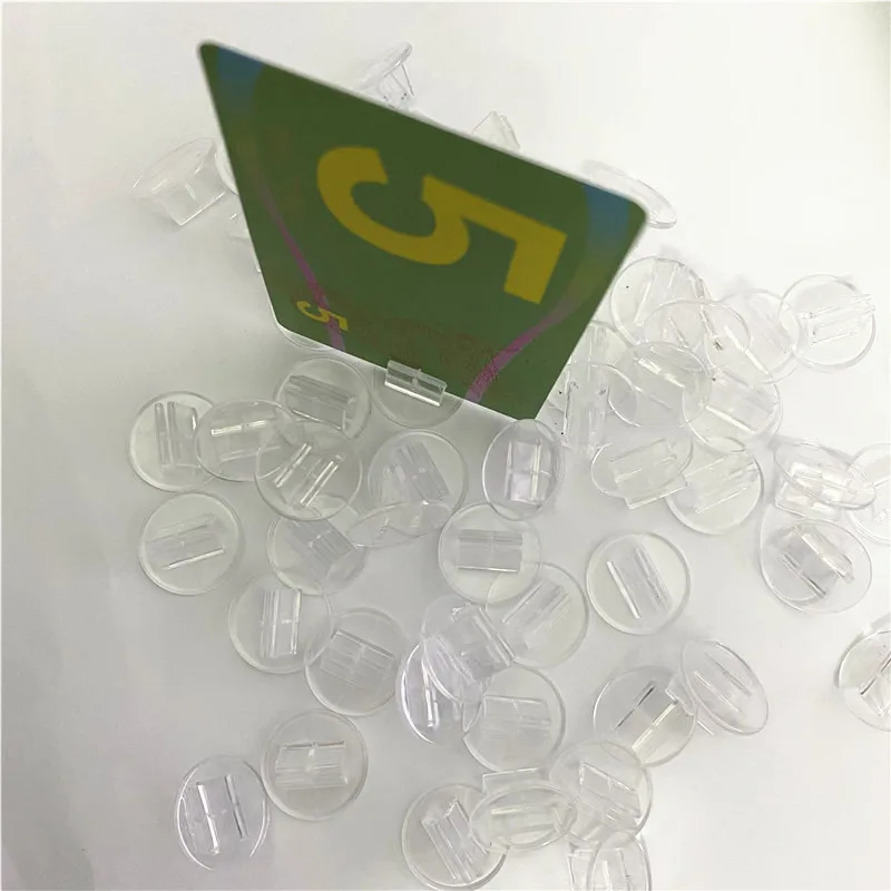 

100 pcs Card Base for Board Games Children Cards Plastic Stand Holder Game Accessories