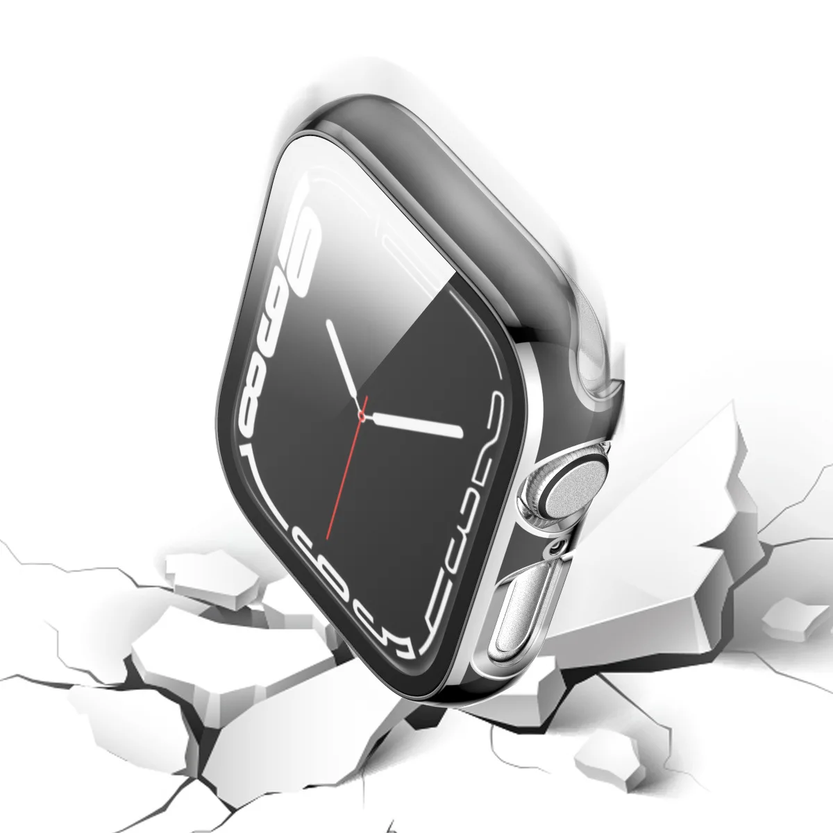 Чехол для часов Apple 7 41 мм 45 мм с закаленным стеклом 40 мм 44 мм iWatch 6 SE 5 4 3 2 1 Серия 38 мм 42 мм на бампере.