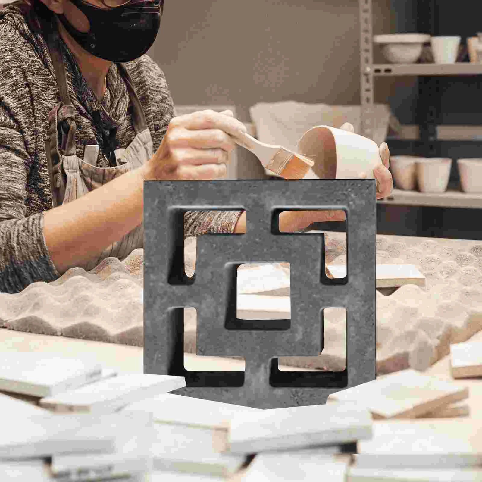 

Каменная форма для сада, многоразовая форма для окна в клетку, для патио