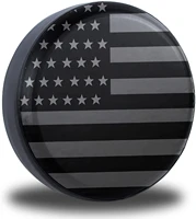 jusen american flag spare tire cover fit for jeep wrangler rv suv truck travel trailer 14151617waterproof and dustproof