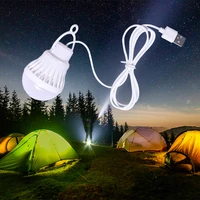 aimkeeg led camping bulb 3w 5w 7w usb hanging portable outdoor lighting night lights 5v home bedroom usb reading study book lamp