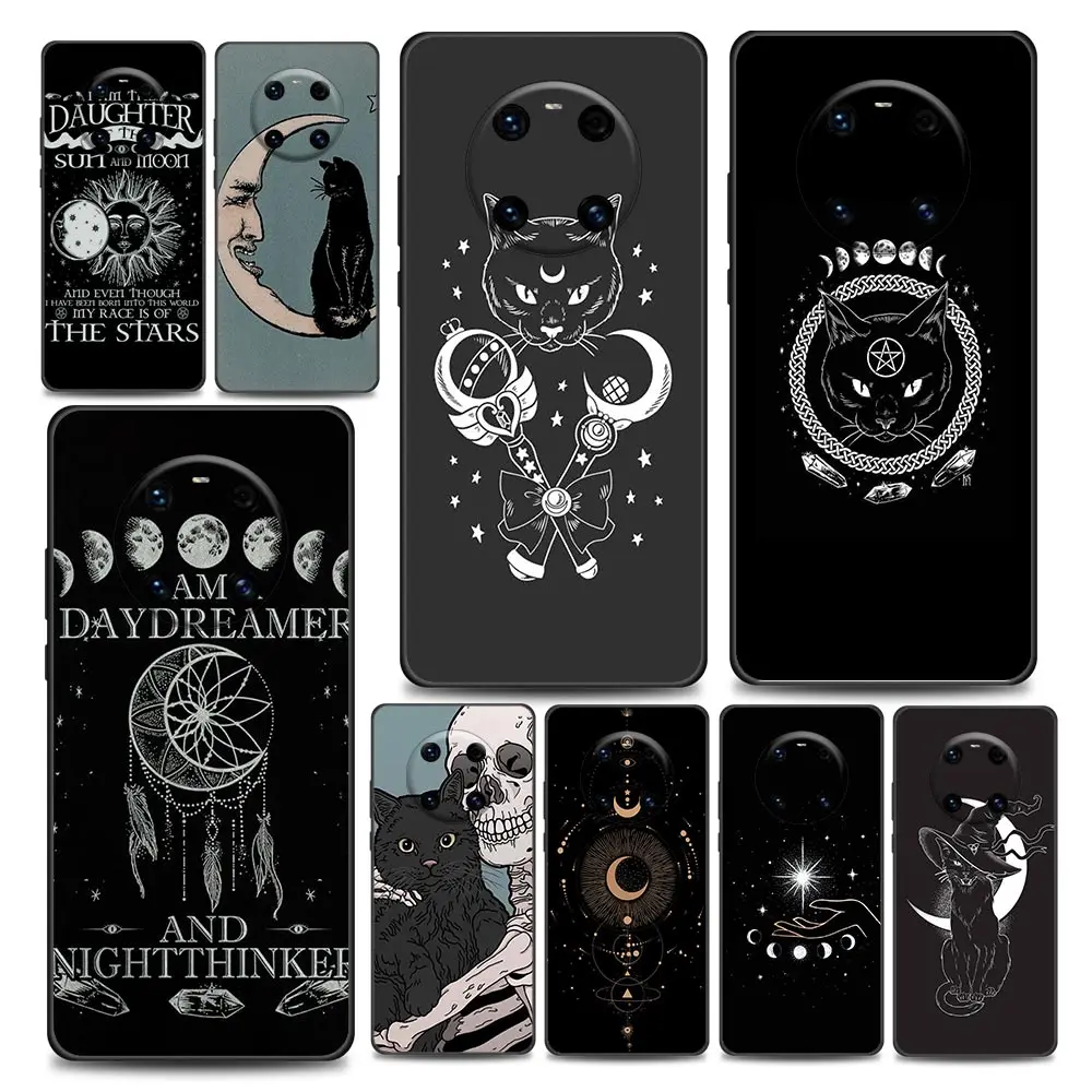 

Fool Tarot Card Meanings Cat Huawei Case for Y6 Y7 Y9 2019 Y5p Y6p Y8s Y8p Y9a Y7a Mate 50 20 40 Pro RS Soft Silicone