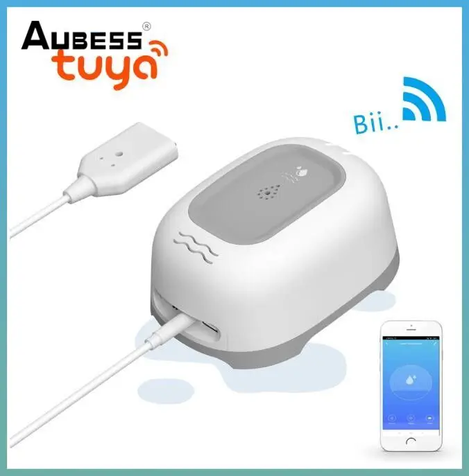 

Датчик утечки воды Tuya с Wi-Fi, дБ