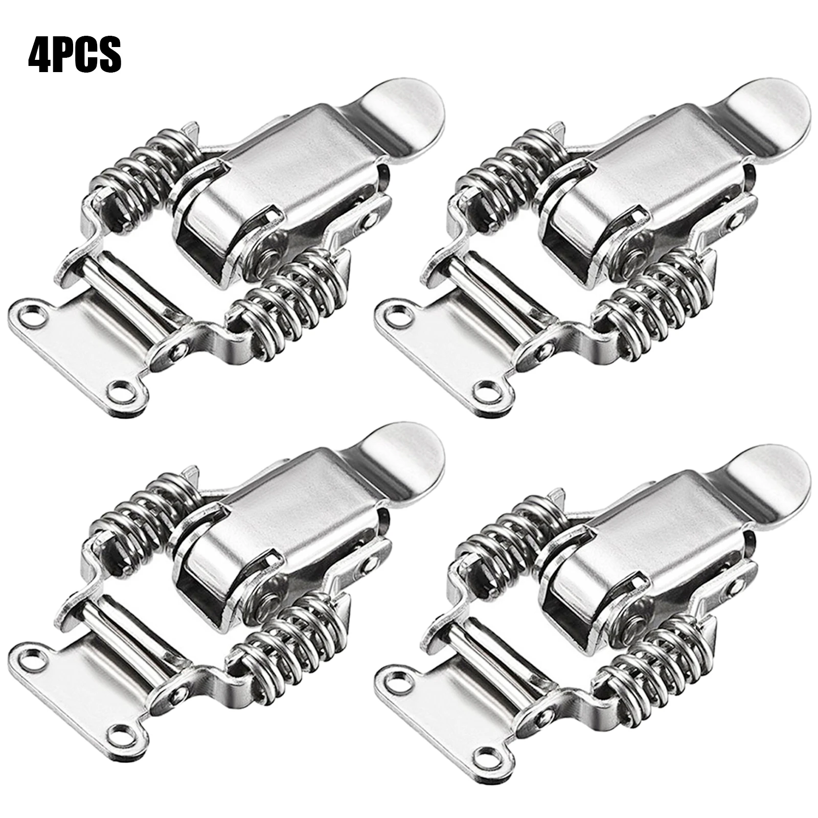 

4 шт., сдвоенные Пружинные защелки из нержавеющей стали