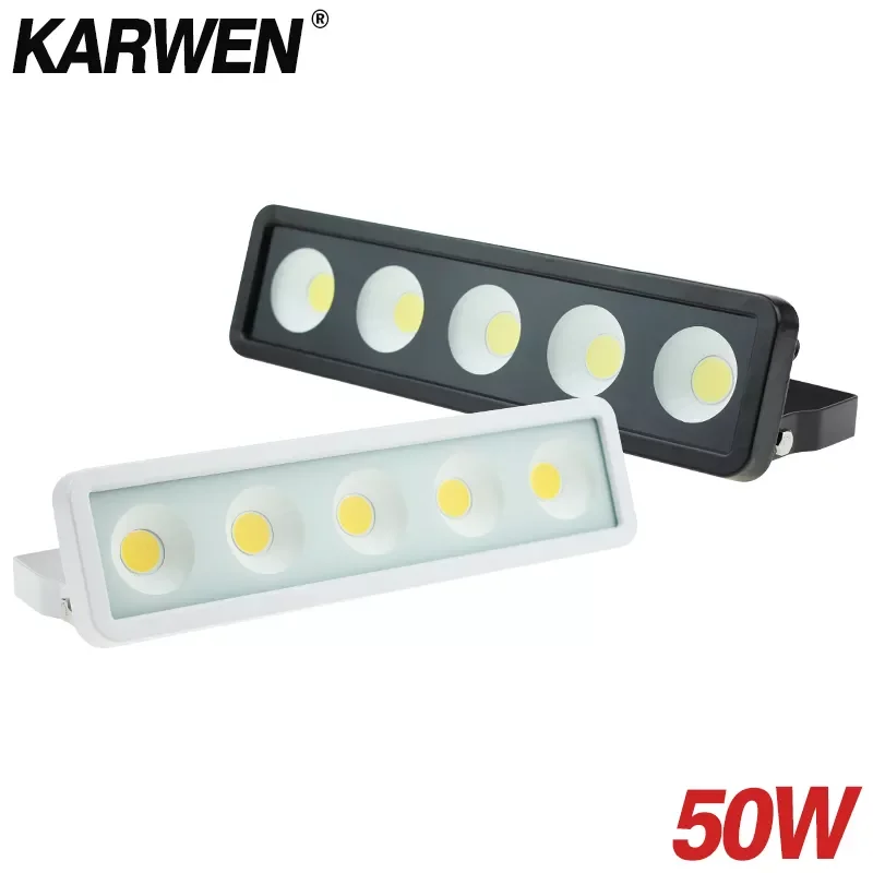 

Светодиодный прожектор 50 Вт, 220 В, белый или черный, водонепроницаемый, IP66