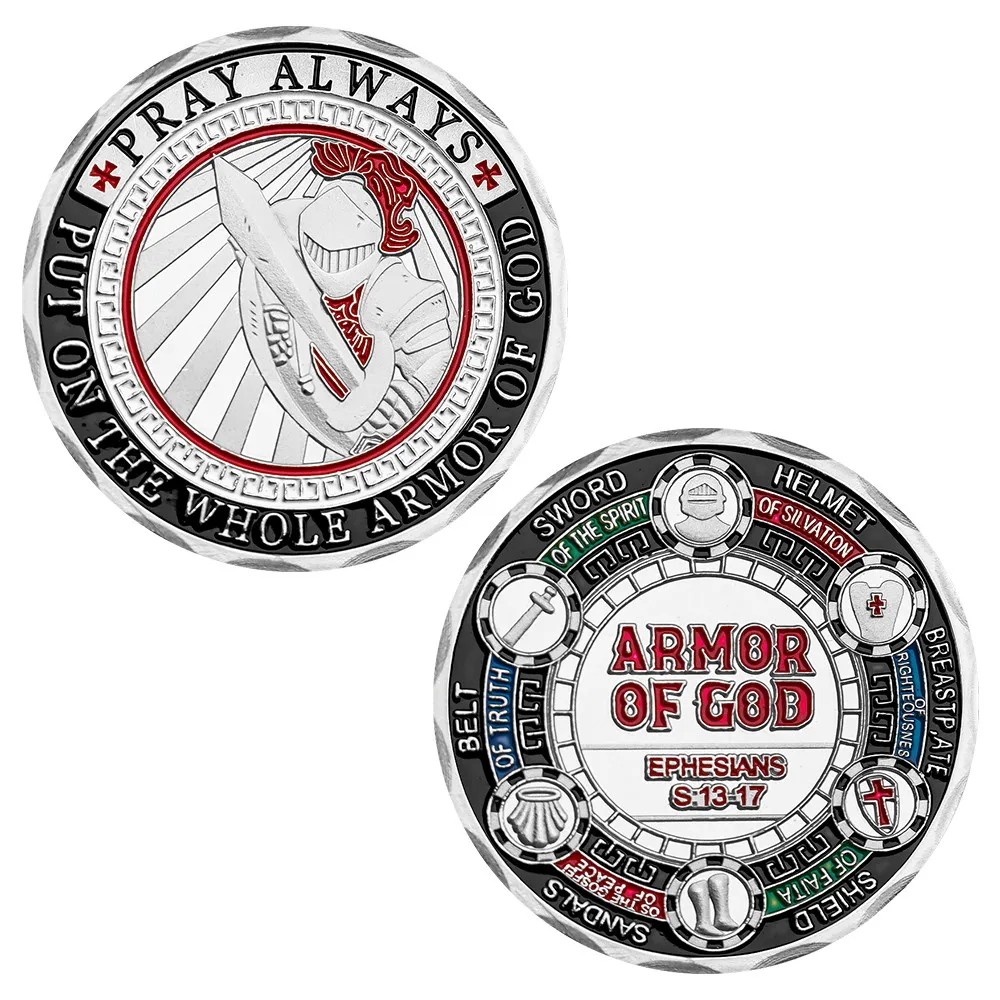 

Позолоченная памятная монета "Доспехи Бога"