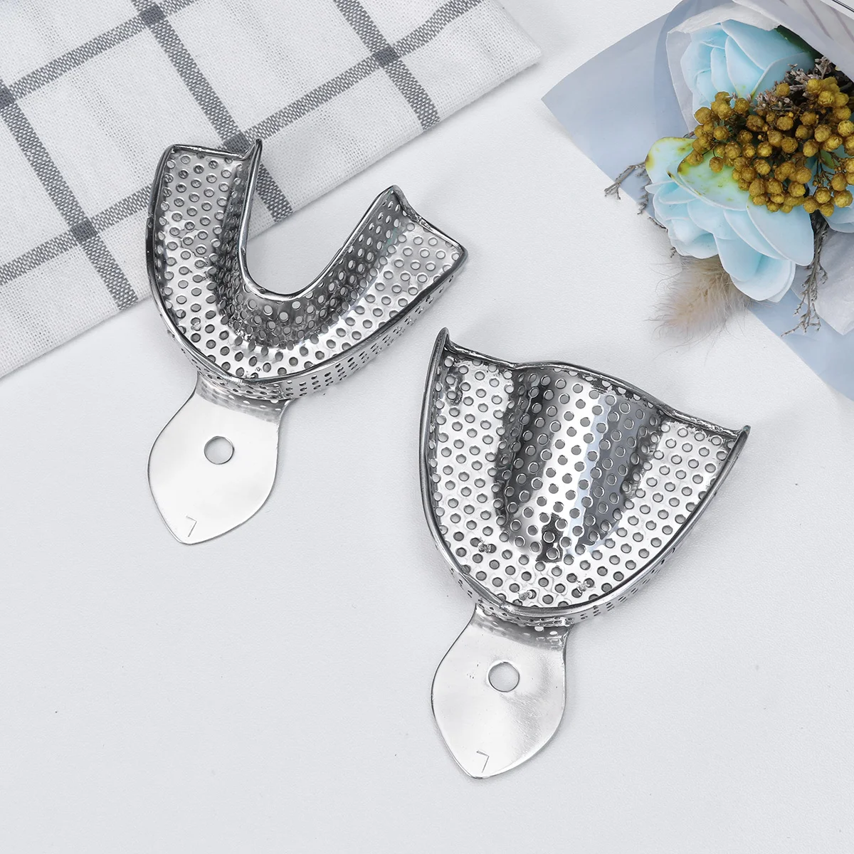 

2 шт лоток практичные материалы из нержавеющей стали для пожилых людей