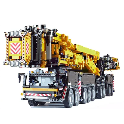 

MOC High-Tech Building Libhaierins Mammoth Upgrade Power Mobile Engineering Crane Assembly High Difficulty Toy Gift Model 11200