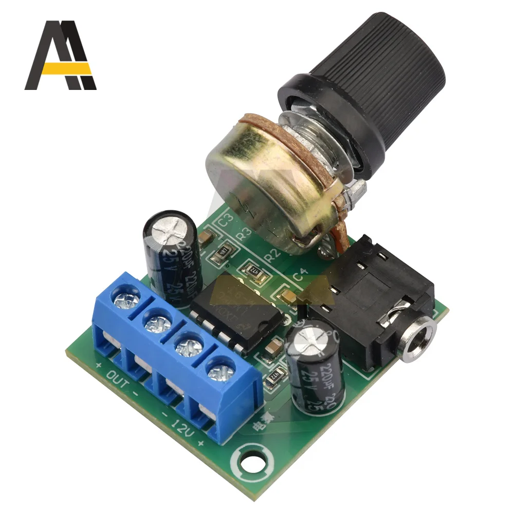 

YX1667 Mini Mono Плата усилителя LM386 DC3-12V модуль усилителя звука