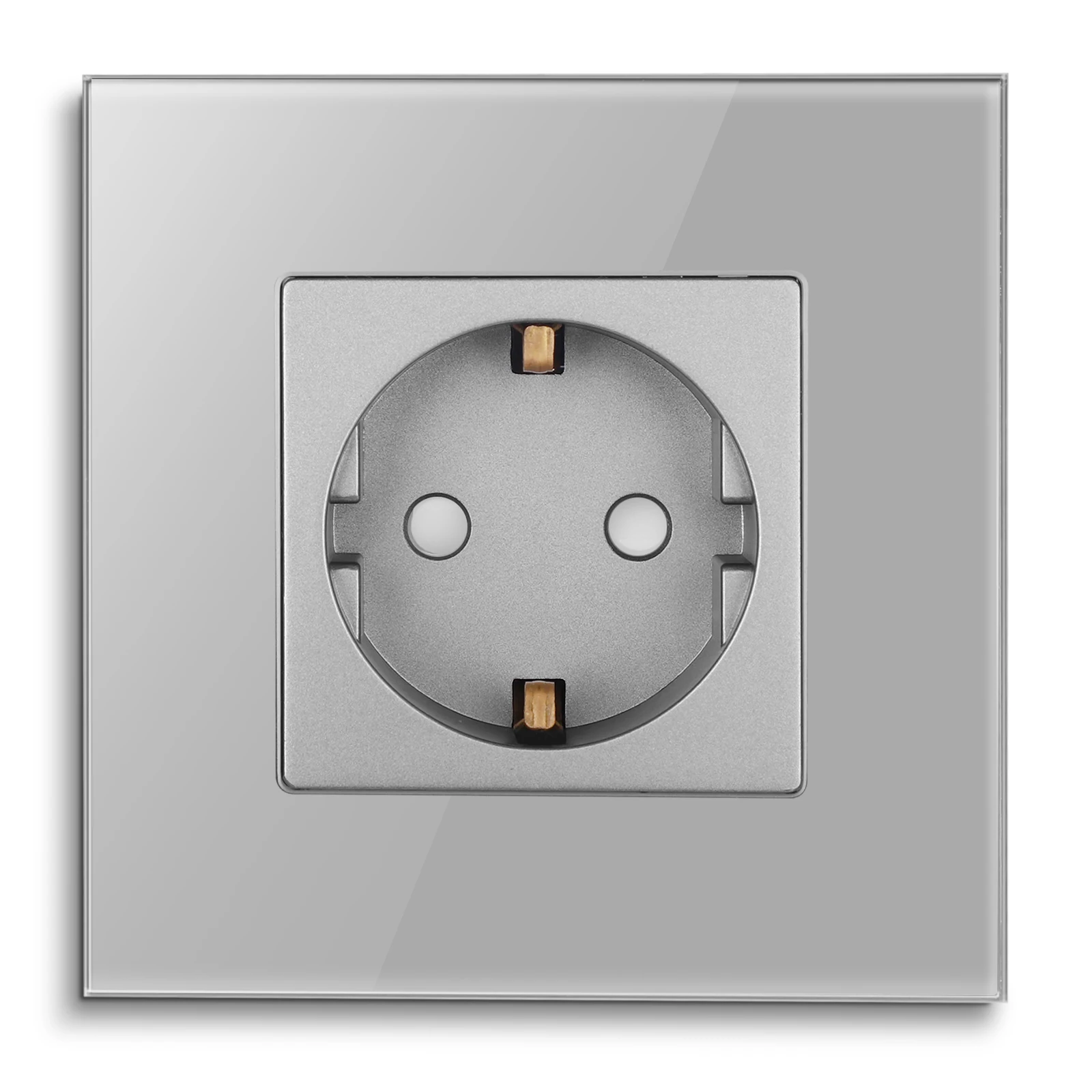 

Bingoelec Tuya Smart Touch Switches Plus EU Настенная USB-розетка Type-c 2-полосный серый лестничный переключатель Smart Life Google Alexa App Control