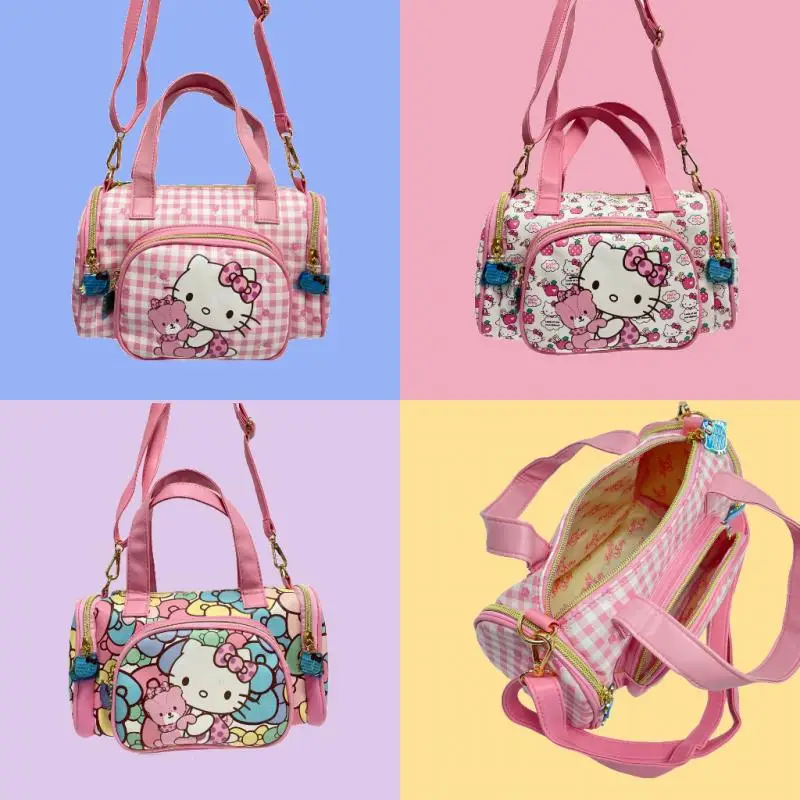 

Kawaii Cute Sanrio Hello Kitty Messenger Bag Handbag Shoulder Bag Kids Bag Trend Fashion Cute Girl Christmas Gift For Children