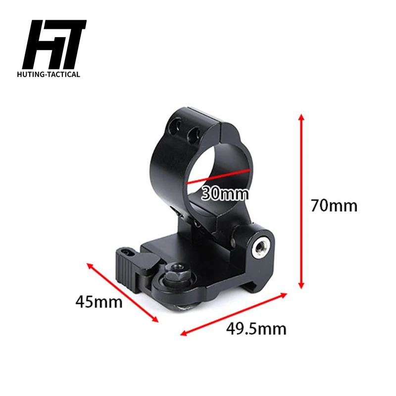 Airsoft Flip to Side QD Mount Red Dot Base Fit Picatinny Rail Magnifier прицел Aimpoint Охотничья винтовка