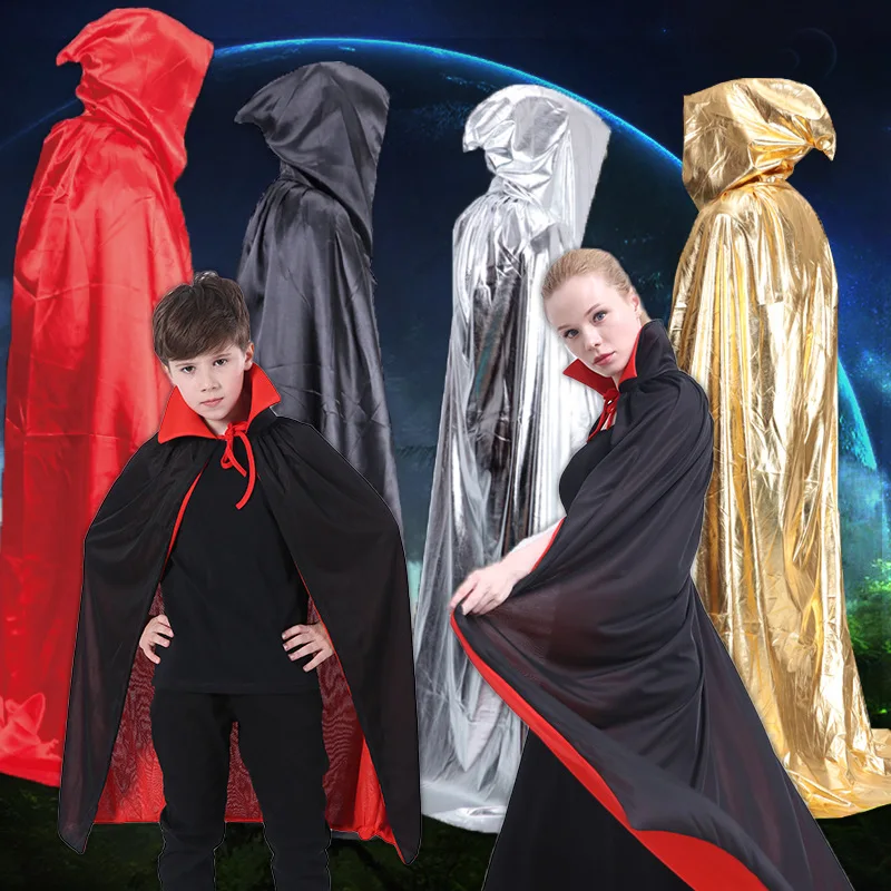 

Halloween costumes and props: Wizard cloak, mopping cloak, adult Cloak