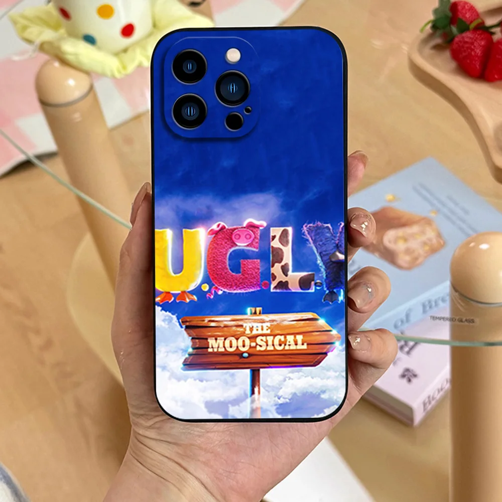 Singer Todrick Hall U.G.L.Y. the Moo-sical For iPhone 11 12 13 14 15 16 Pro Max Plus Black Soft Case Shell