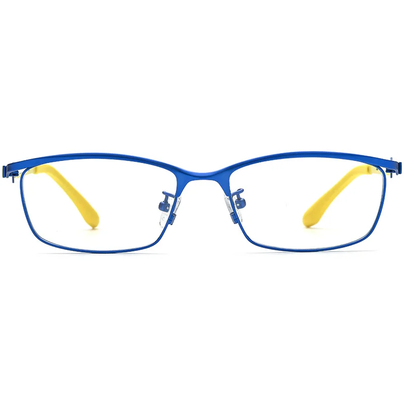 Модная квадратная оправа для очков близорукости из сплава Титания роскошная