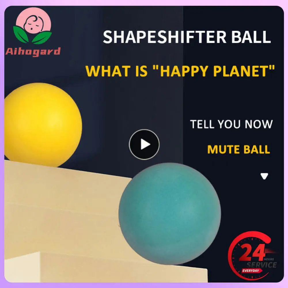 

Soft Sensory Toys Funny Skip Ball Brightly Colored Mute Fidget Game Children Toy Special Elastic Decompression Toys Creative